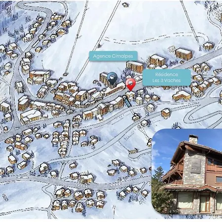Cosy, Design, Renove, En Centre-ville Avec Grande A Moriond - Fr-1-563-44 Apartment *